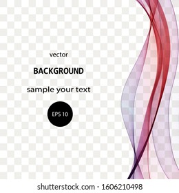 Abstract vector background. color wave