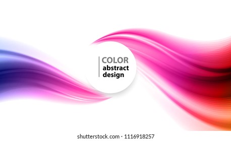 Abstract vector background, color waved lines for brochure, website, flyer design. illustration eps10