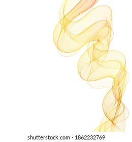 Abstract vector background, color waved lines for brochure, website, flyer design. Transparent smooth wave.