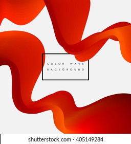 Abstract vector background, color waved lines for brochure, website, flyer design.  illustration eps10