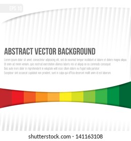 abstract vector background colored bars under the paper