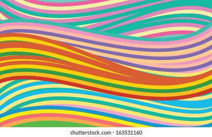 abstract vector background with colored lines