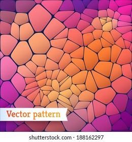 Abstract vector background of colored polygons. 