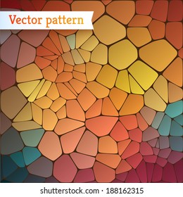 Abstract vector background of colored polygons.