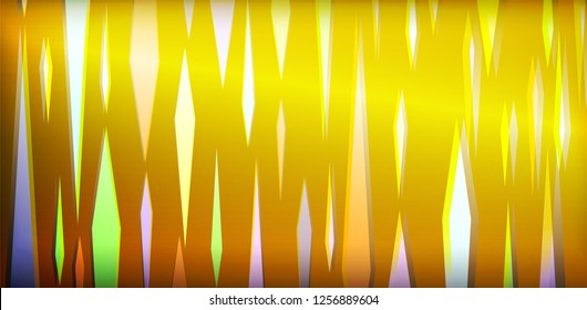 Abstract vector background with colored splinters with sunray