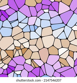 Abstract vector background. Colored stones. Background for the presentation.