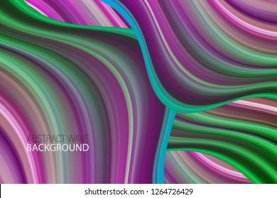 
Abstract vector background of colored waves.