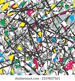 abstract vector background with colorful 