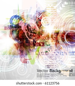 Abstract Vector Background Colorful
