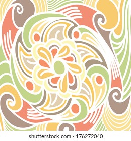 Abstract vector background. Colorful vector art