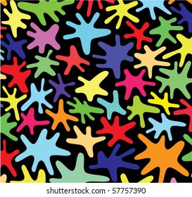 abstract vector background of colorful blots