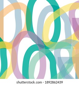 Abstract vector background with colorful bold  overlapping lines