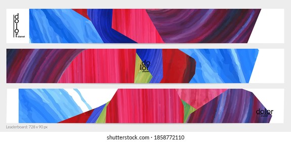 Resumen de fondo vectorial con coloridas formas acrílicas brillantes texturadas. Plantilla de diseño artístico de tablero de mandos. Cartel de pintura digital de arte de collage dibujado a mano. Diseño universal con salpicadura de pincel.