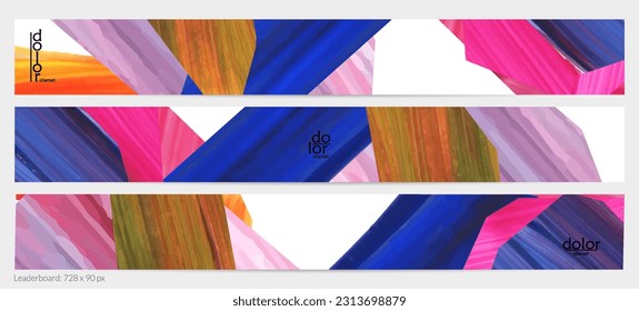Resumen de fondo vectorial con coloridas formas acrílicas brillantes texturadas. Plantilla de diseño artístico de tablero de mandos. Cartel de pintura digital de arte de collage dibujado a mano. Diseño universal con salpicadura de pincel.
