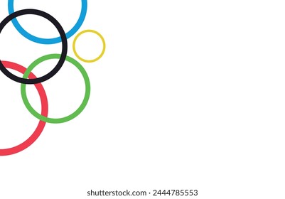 abstract vector background with colorful circles