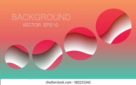 Abstract vector background in colorful design