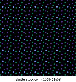 Abstract vector background with colorful dots.