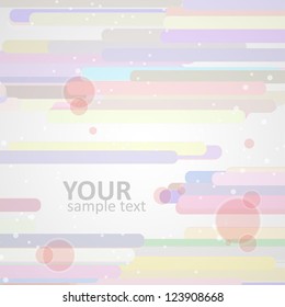 Abstract vector background, colorful elements - editable eps10.