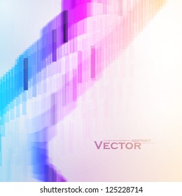 Abstract vector background, colorful elements - editable eps10.