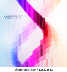 Abstract vector background, colorful elements - editable eps10.