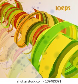 Abstract vector background, colorful elements - editable eps10.