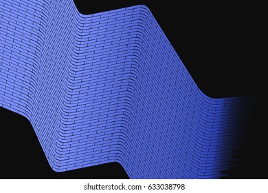 Abstract vector background. Colorful fading grid illustration. Cyber cell massive