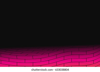 Abstract vector background. Colorful fading grid illustration. Cyber cell massive