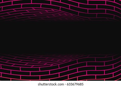Abstract vector background. Colorful folded grid illustration. Geometrical grid illustration of the dark background