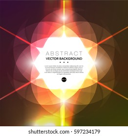 Abstract vector background. Colorful geometric background. Use for template, poster or brochure design. Vector illustration. Eps10.