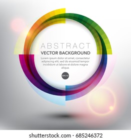Abstract vector background. Colorful geometric background. Can be used for poster, brochure, flyer and advertisement material. Vector illustration. Eps10.