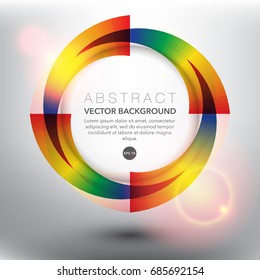 Abstract vector background. Colorful geometric background. Can be used for poster, brochure, flyer and advertisement material. Vector illustration. Eps10.