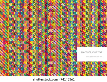 abstract vector background with colorful geometric shapes