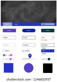 Abstract vector background with colorful gradient.