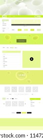 Abstract vector background with colorful gradient.