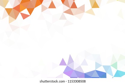 Abstract vector background with colorful gradient.