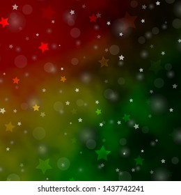 Abstract vector background with colorful gradient.