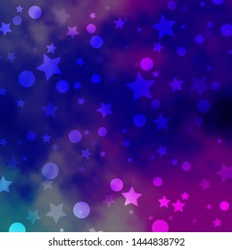 Abstract vector background with colorful gradient.