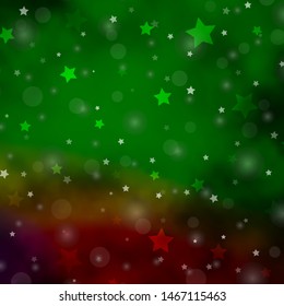 Abstract vector background with colorful gradient.