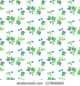 Abstract vector background. Colorful halftone illustration pattern
