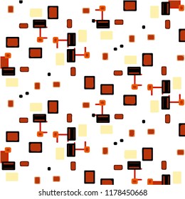 Abstract vector background. Colorful halftone illustration pattern