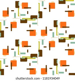 Abstract vector background. Colorful halftone illustration pattern