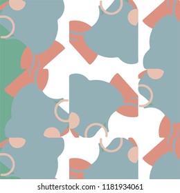 Abstract vector background. Colorful halftone illustration pattern