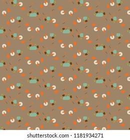 Abstract vector background. Colorful halftone illustration pattern