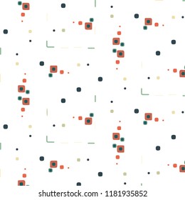 Abstract vector background. Colorful halftone illustration pattern