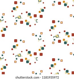 Abstract vector background. Colorful halftone illustration pattern