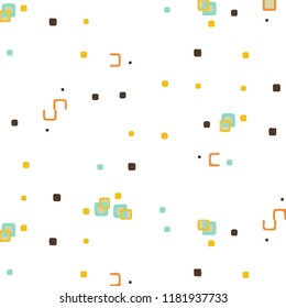 Abstract vector background. Colorful halftone illustration pattern