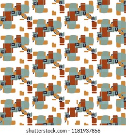 Abstract vector background. Colorful halftone illustration pattern