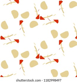 Abstract vector background. Colorful halftone illustration pattern