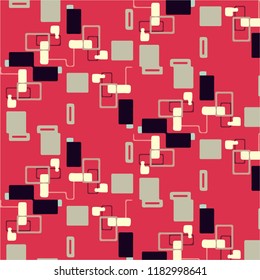 Abstract vector background. Colorful halftone illustration pattern
