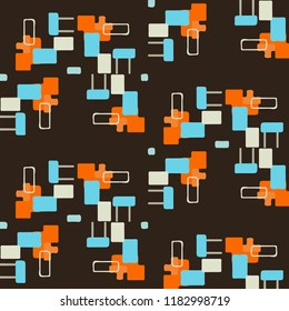 Abstract vector background. Colorful halftone illustration pattern